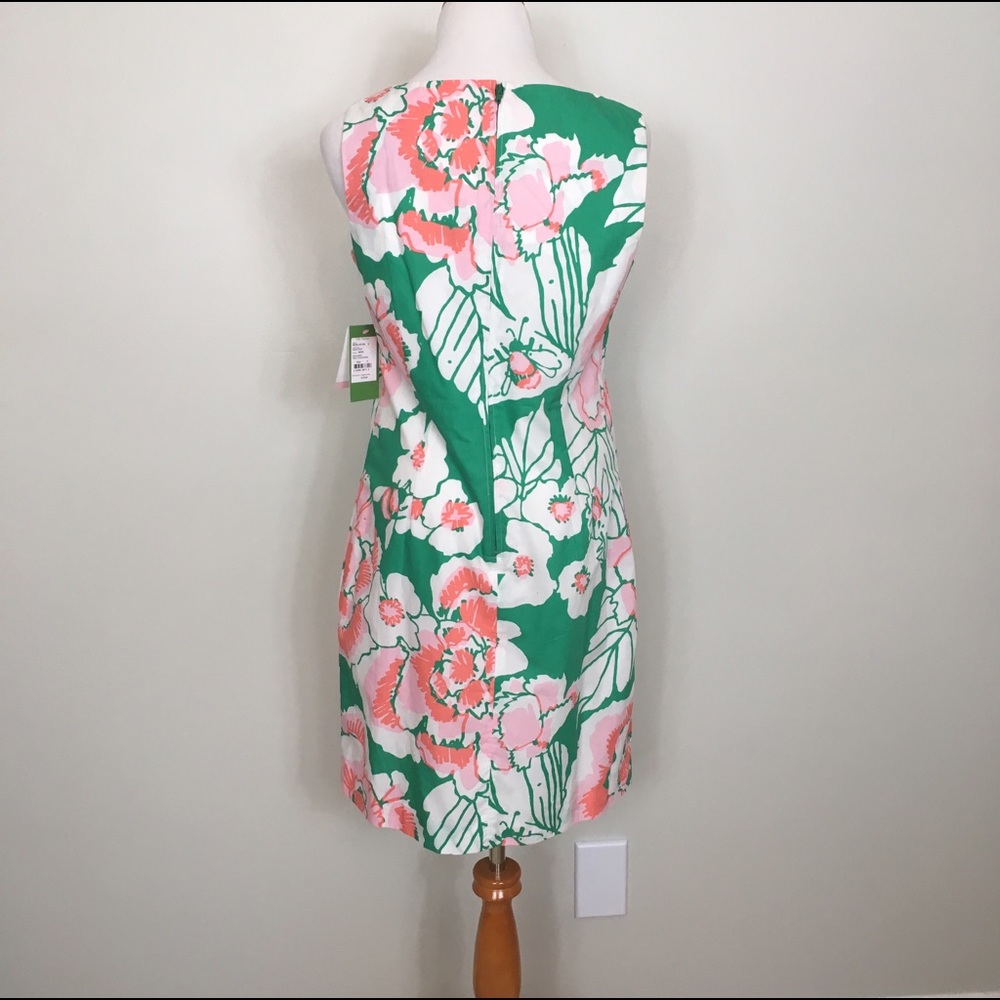 NWT Lilly Pulitzer worth shift dress floral green - Picture 6 of 8