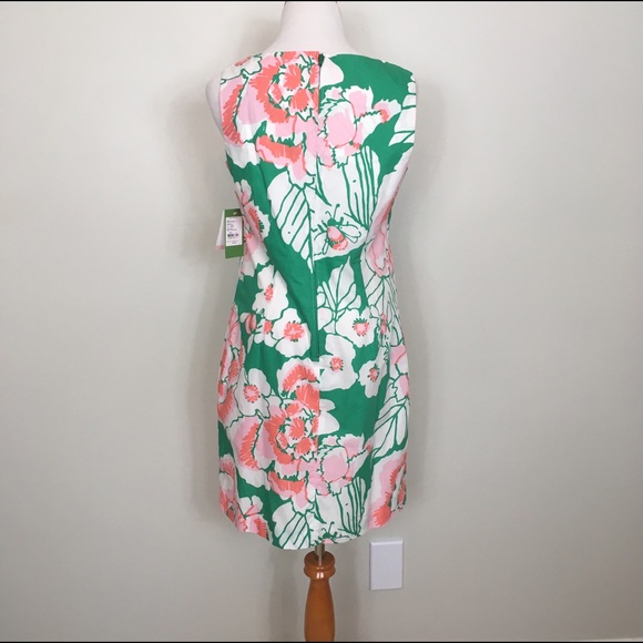 NWT Lilly Pulitzer worth shift dress floral green - Picture 5 of 8