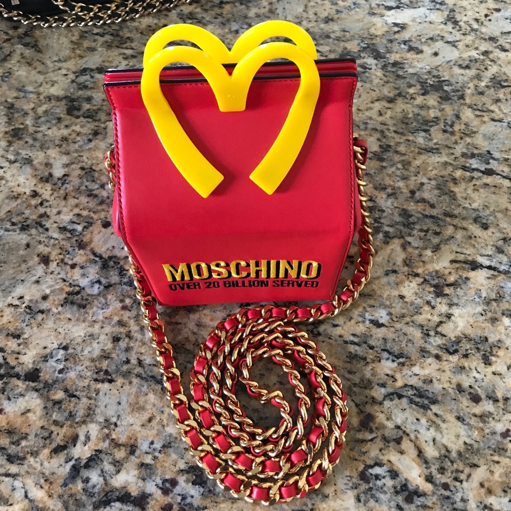 *RARE* AUTHENTIC* Moschino Happy Meal Bag - Picture 1 of 4