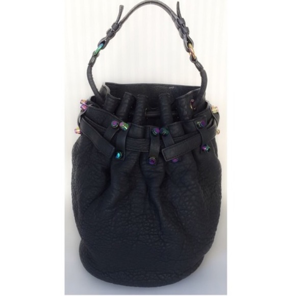 Alexander Wang Handbags - Alexander Wang Diego oil-slick RAINBOW hardware
