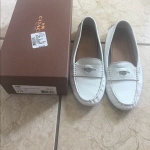 Coach leather loafers
