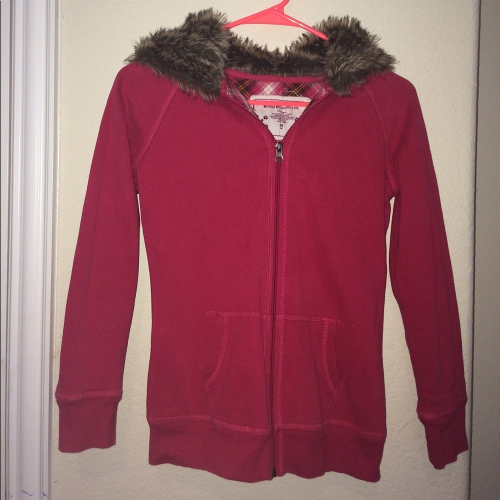 Hoodie with Faux Fur