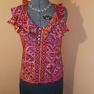 Ralph Lauren ruffled tank