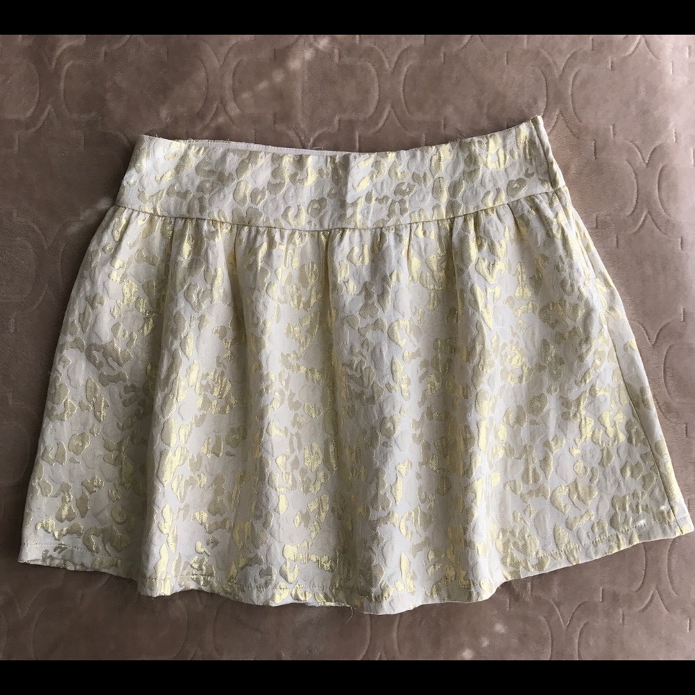 Xihlaration Metallic Gold Skirt