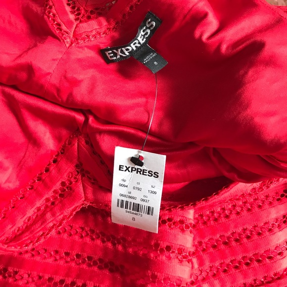 Express, Red Dress - Picture 5 of 8