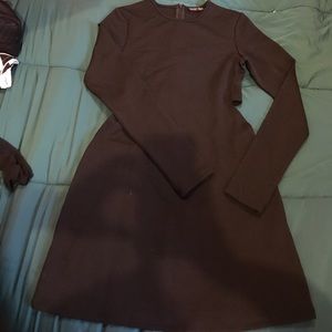 Zara black fitted dress