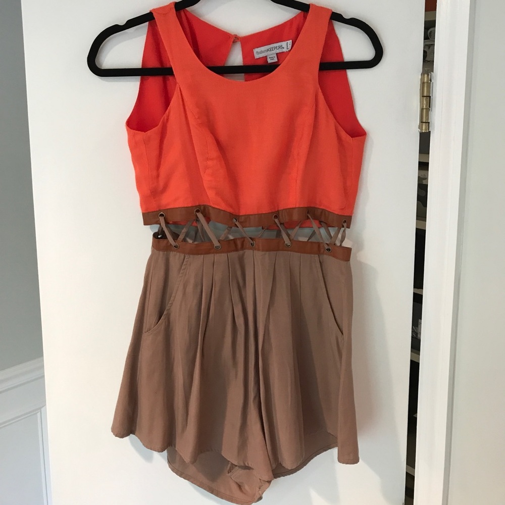 FINDERS KEEPER Cut Out Romper