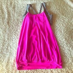 Lululemon tank top with built in sports bra