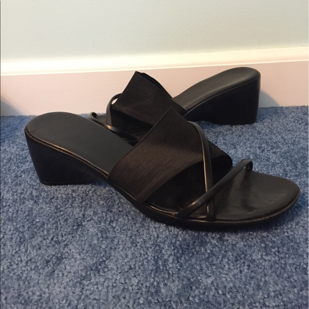 Black dress sandles size 10
