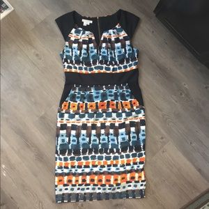 Vibrant print dress