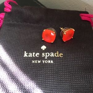 Kate Spade ♠️ Orange Gumdrop Studs