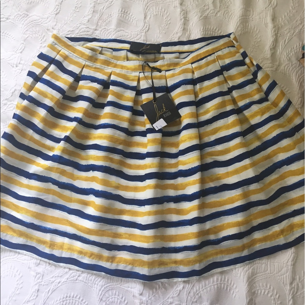 Jack by BB Dakota striped skirt