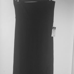 Black hi-low cute skirt