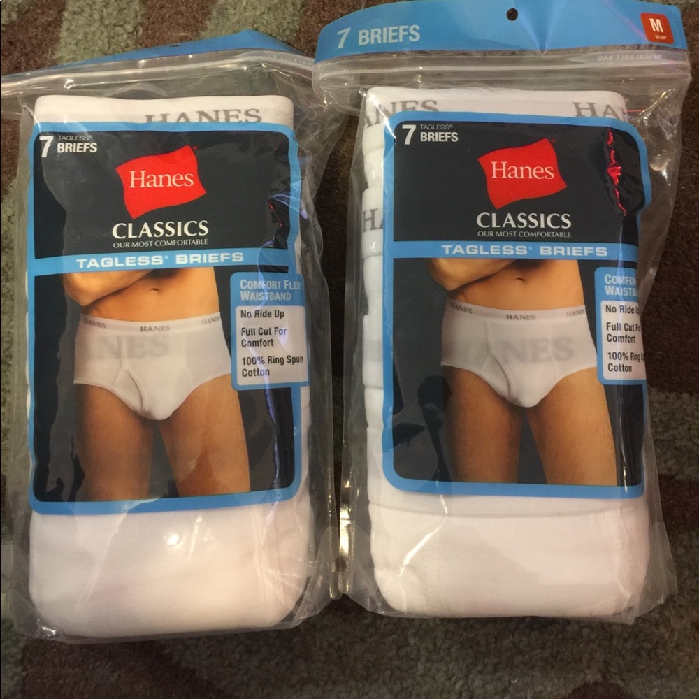 Hanes tagless briefs