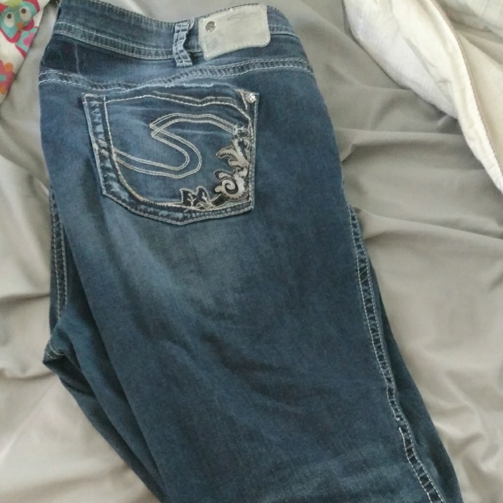 Silver Aiko capris