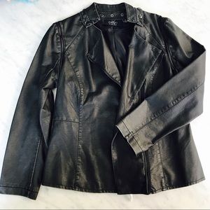 Dash by Kardashians Faux Leather Jacket