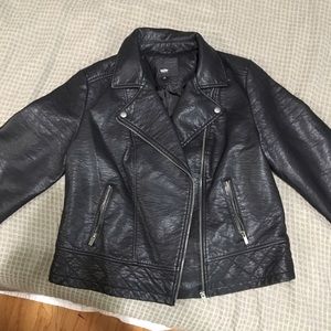 Fake Leather Jacket