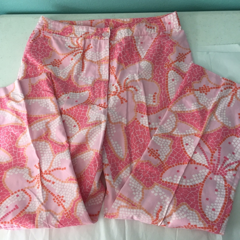 Lilly Pulitzer Capri Pants women's Sz 2 Excellent