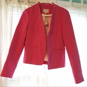 LOFT | NWT | Bright Pink Peplum Blazer