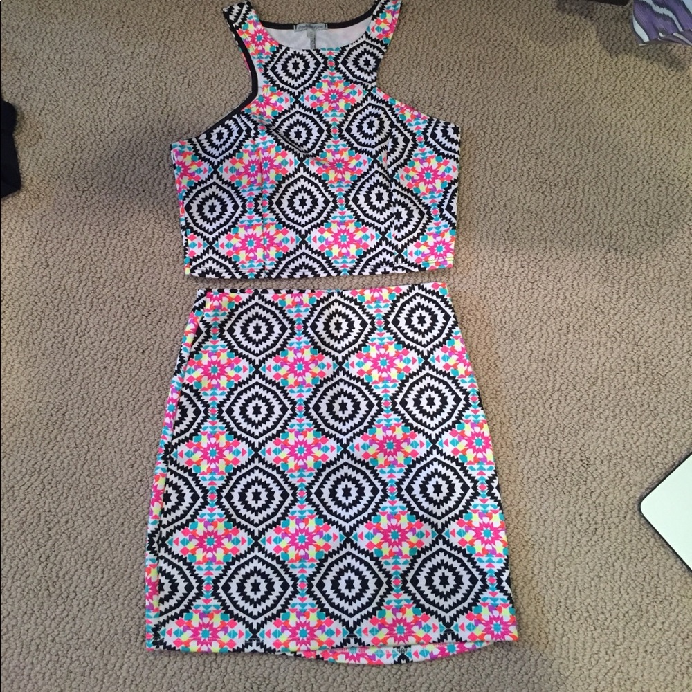 Matching set, skirt and top