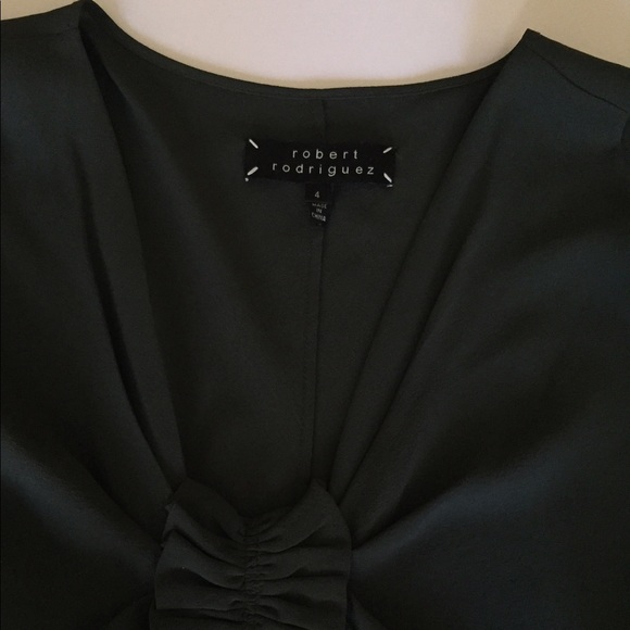 ROBERT RODRIGUEZ Silk Crepe Sleeveless Top - Picture 5 of 6