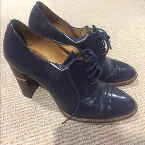 Bettye Muller Stacked Heel Loafers