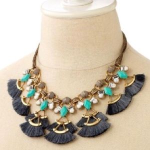 Lotus Tassel Necklace