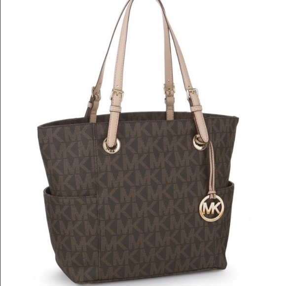 Michael Kors Handbags - Michael Kors Brown Logo Bag