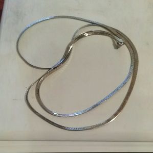 Vintage 925 sterling silver necklace 30 inches