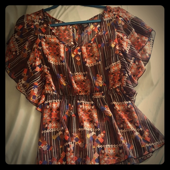 Fun vintage summer top - Picture 1 of 2