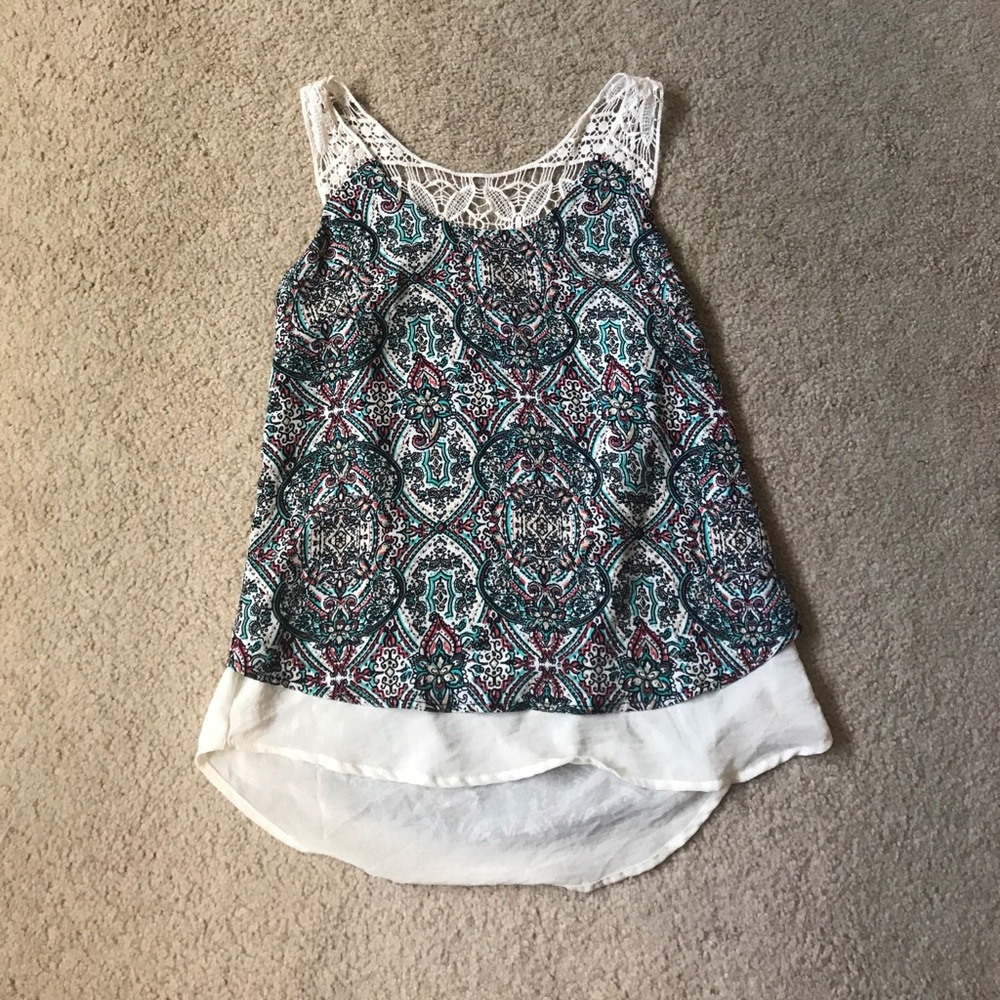 Patterned tank top