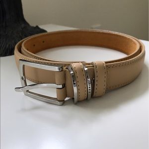 Mens leather belt