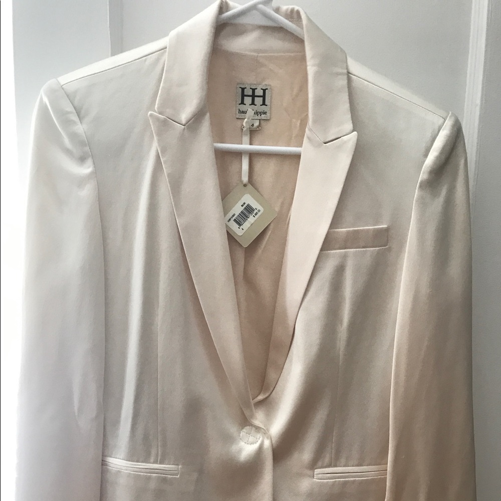 Haute Hippie Silk Blazer