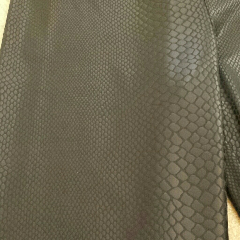 Faux Snake Skin Leggings