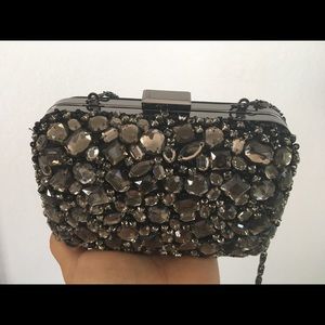 Jewel Hardcase Clutch Bag