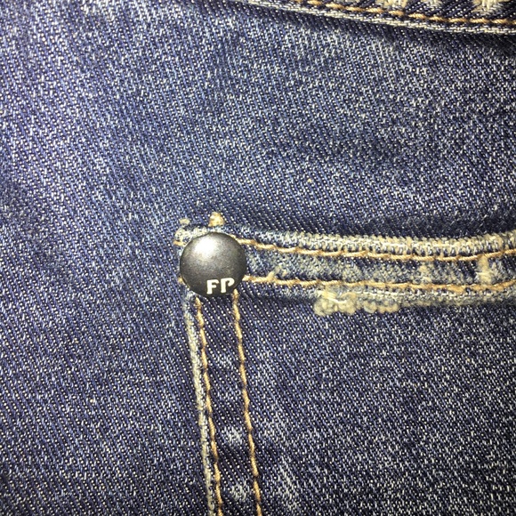 Free People Soft & Relaxed Cut-Off Denim Shorts - Picture 6 of 6