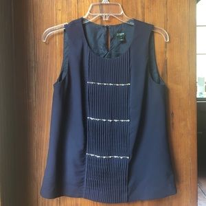 J. Crew Rhinestone Blouse