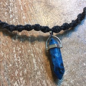 Custom Blue Quartz Chakra Pendant Necklace