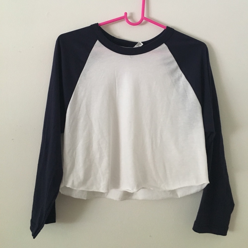 American Apparel baseball tee