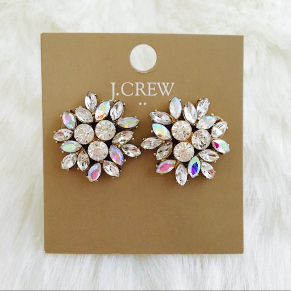 J. Crew Jewelry - J. Crew Crystal Firework Earrings