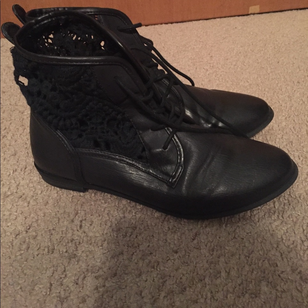 Black booties