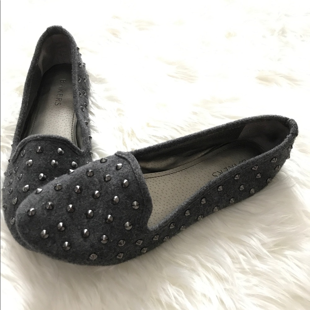 Bakers studded flats