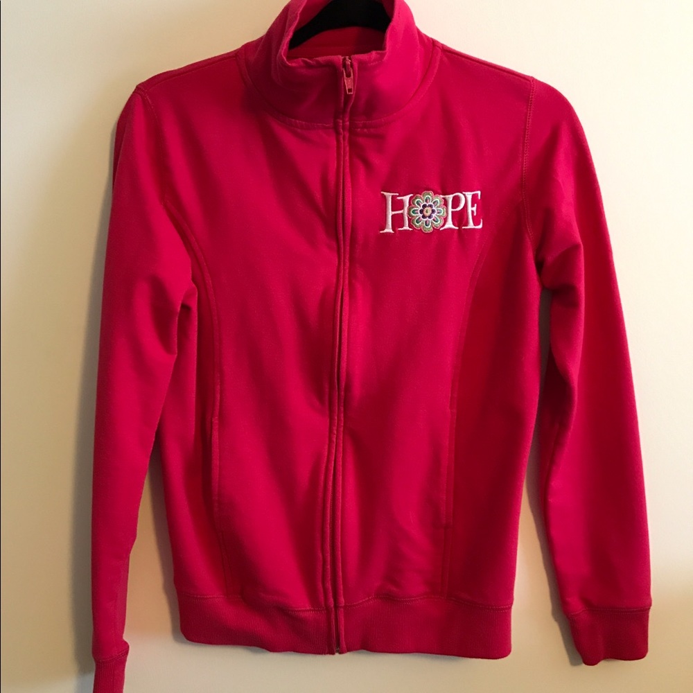 *EUC* Vera Bradley Breast Cancer Zip Up Jacket