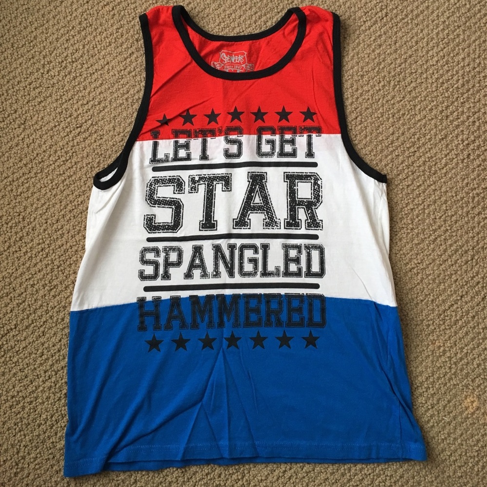 Star Spangled Hammered Tank