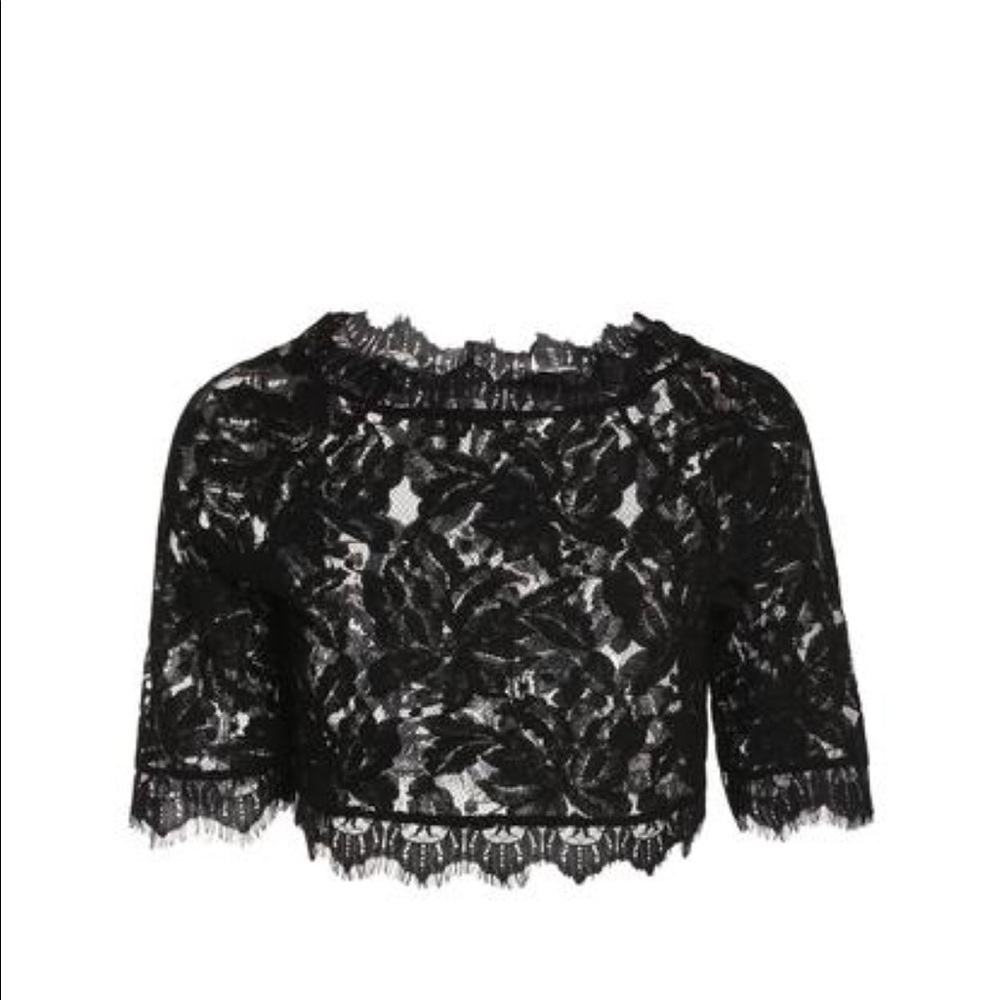 Sexy lace cropped top ♥️ - Picture 2 of 2