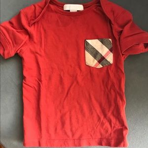 Authentic Red Burberry shirt