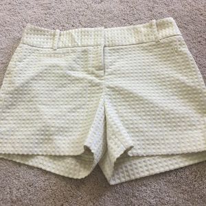 Ann Taylor Loft Size 4 Yellow polka dot shorts