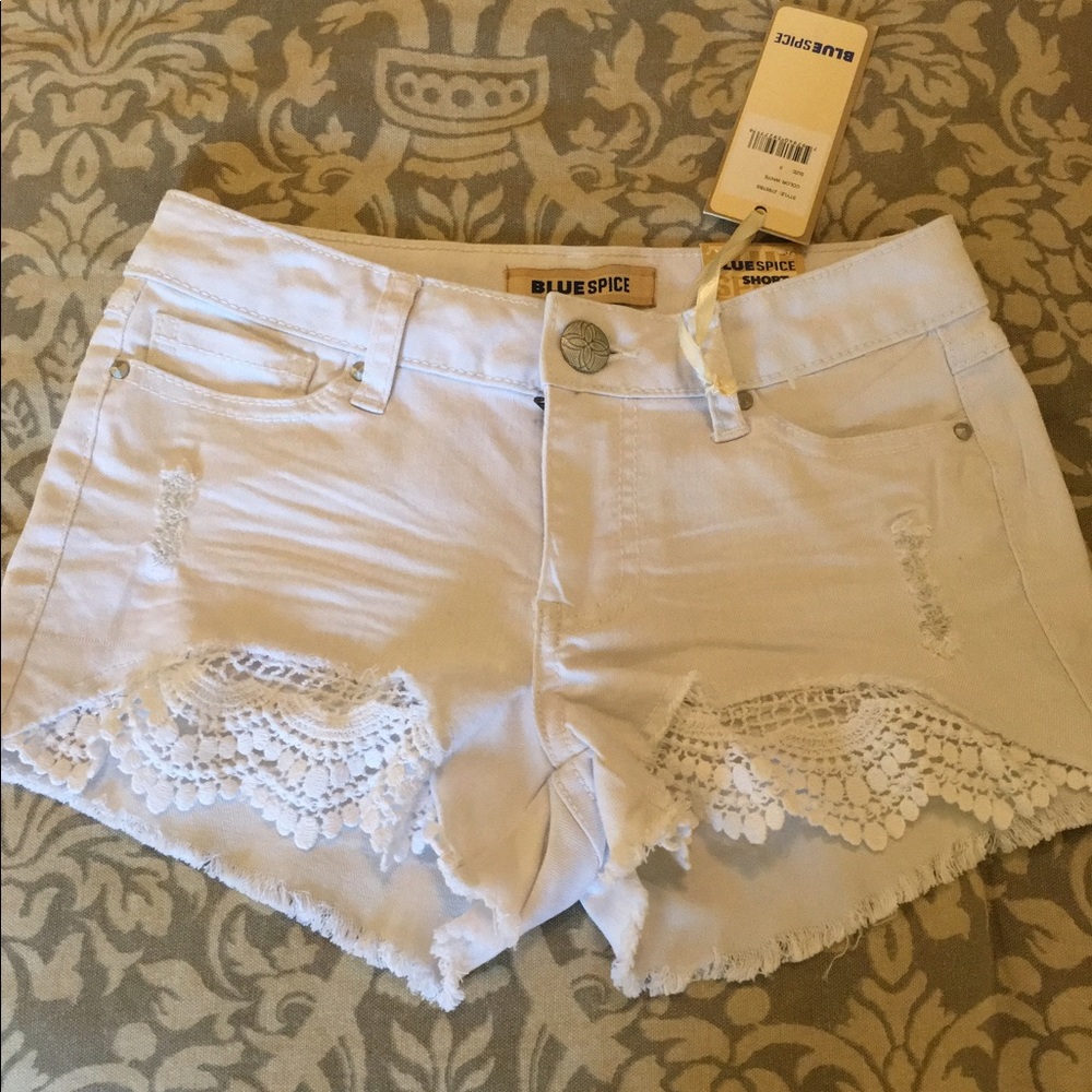 White shorts