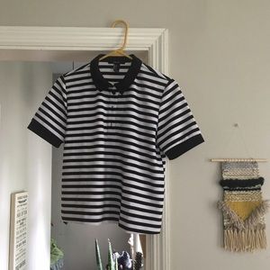 Forever 21 Striped Polo