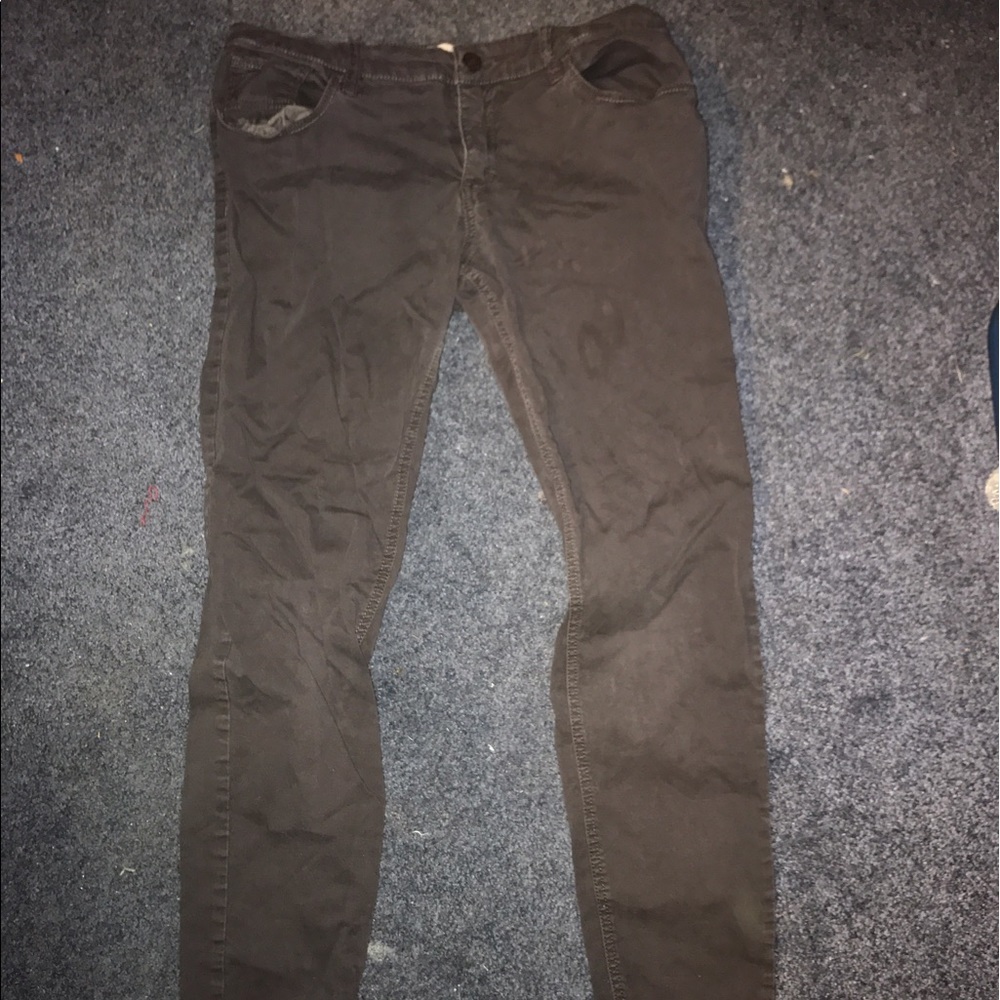 Gray Abercrombie and Fitch pants